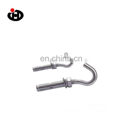 Jinghong galvanized small head hook anchor J bolts can be customized according to customer requirements for mechanical parts bol