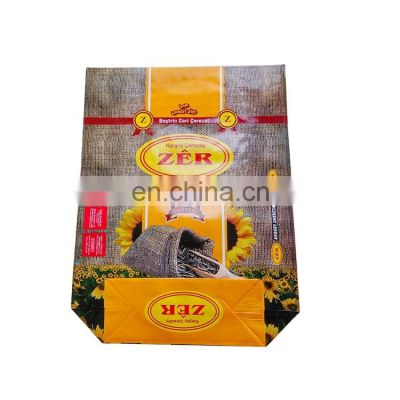 Iraq 5kg 10kg agricultural sunflower seeds packaging  bag, pp woven packing bag