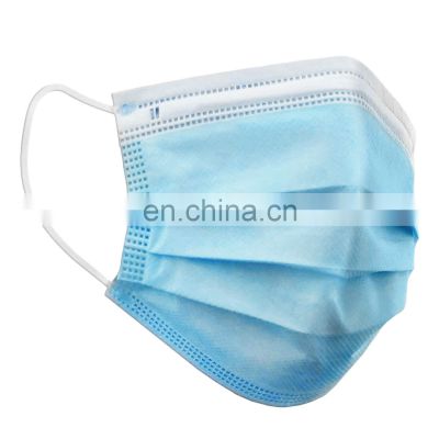 Xiantao stock Facemask 3 Ply Disposable Medical Surgical Face Mask