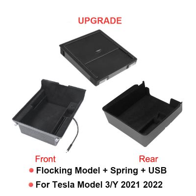 Center Console Organizer Storage Box Suitable for Tesla Model 3 / Model Y 2021-2023