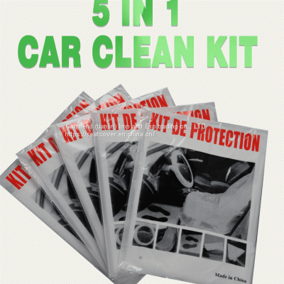 Car Clean Set 5 in 1 Disposable Plastic cover