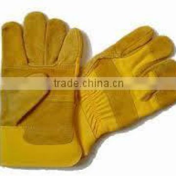Cheap cow split leather gloves safety working gloves/leather gloves