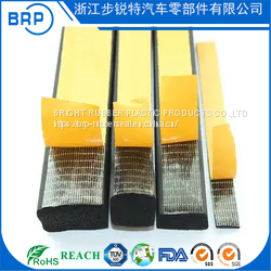 Custom Rubber Seal Strip Protective Angle Self Adhesive Shape Extruded Foam Epdm Round Cell