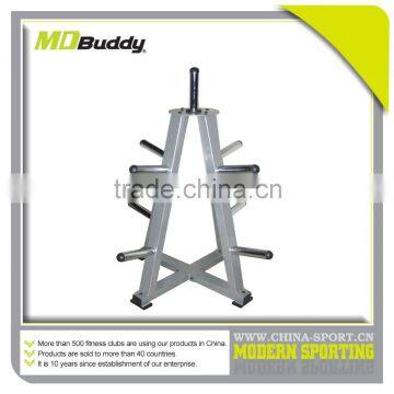 Gym equipment standard olympic weight plate tree