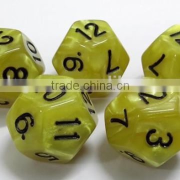 High quality Acrylic engraved dice