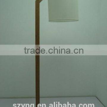 2015 hot sale wooden floor lamp