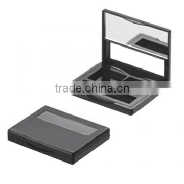 Two-well shadow compact with brush holder (439PE-ES1025C)