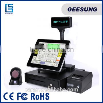 15 inch Android POS terminal with customer display for android POS