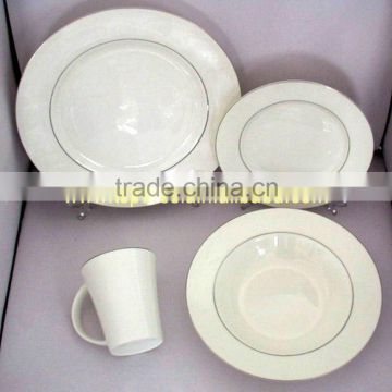 16pcs decal bone china dinnerware sets