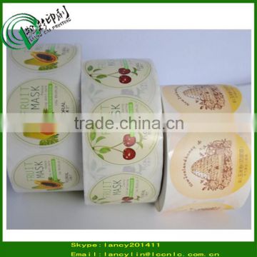 Custom private label cosmetics, Mask Jar stickers, Roll Printed Mask Labels                        
                                                Quality Choice