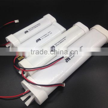 High temperature rechargeable NiCd battery pack with CE/UL
