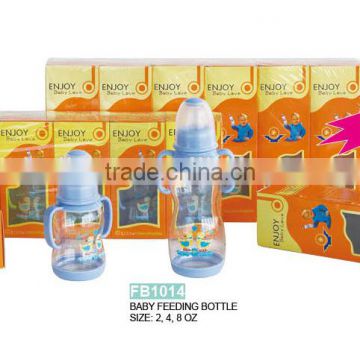 FB1014-8 Enjoy brand 8oz/240ml big size high quality PCplastic baby milk/water feeding /feeder/drink bottle/cup
