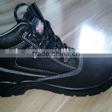 Men genunine leather safety shoes with steel toe, WT-2006