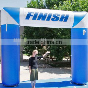 Blue-Advertising PVC Finish Line Inflatable Arch/Archway/Arch door Factory direct sales