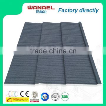Metal Roof Tile Production Line Thickness 0.4mm Anti-Fire Stone Coated Metal Roof Tile