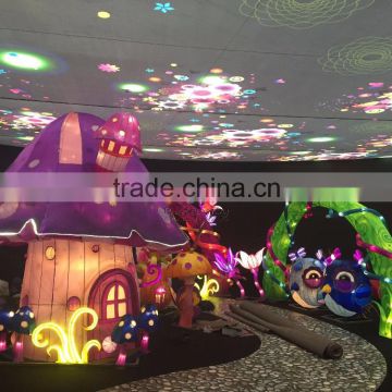 chinese fabric lantern-Cartoon music lantern made of fabric and metal frame with reasonable price