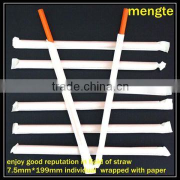 Solid Color Plastic Drinking Straw