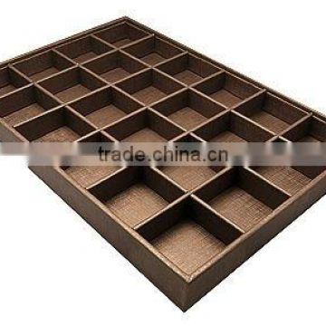 Wood and Wooden Tray Trimmings Display Box(PCT107-1)