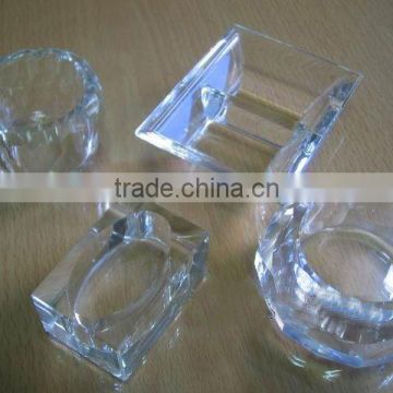 fashion glass tableware, crystal table decoration for hotel&home