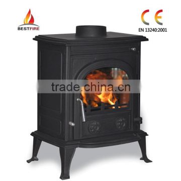 Modern cast iron wood burner