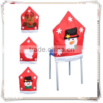 Red Hat Chair Cover Christmas Dinner Table Party Indoor Christmas Decoration