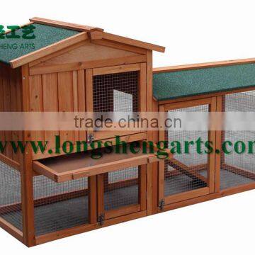 Wooden Rabbit House with running