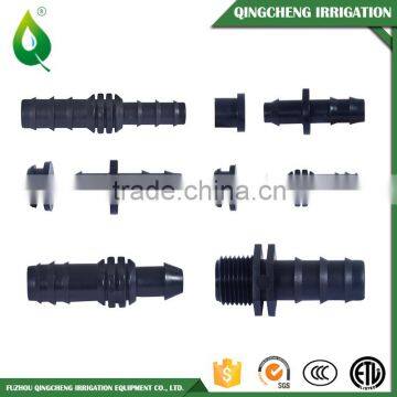 Thread Barb Irrigation Drip Tape Straight Connector