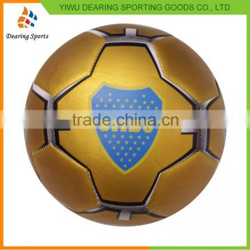 Latest Arrival unique design promotional logo soccer ball for wholesale