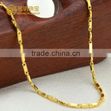 Online jewelry factory custom necklace gold chains