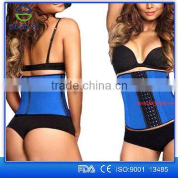 2016 Blue waist trainer shaper slimming waist corsets