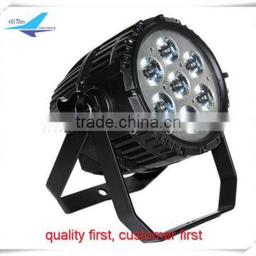 Waterproof color changing 4in1 par led rgbw 7x12w