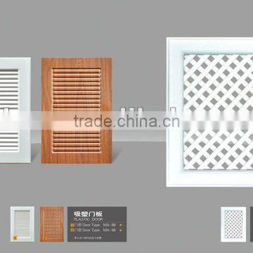 American style luxurious design pvc mdf foor for kitchen cabinet