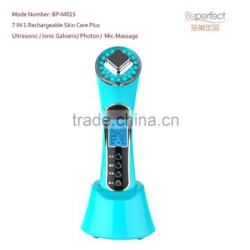 Multifunctional Salon equitment LED Ultrasonic Face Skin Sliming Beauty Device