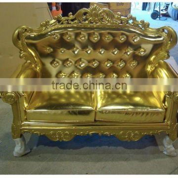 gold sofa