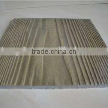 Perforated Feature decorative board Wood Cement Board with veneer Type