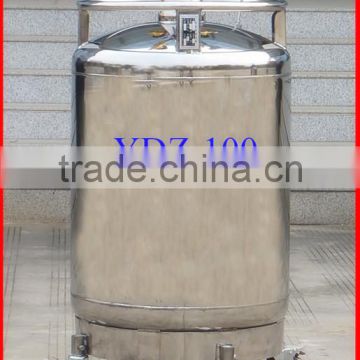 100L 78kg tank YDZ-100 auto-pressurized cryogenic container/dewar/flask price