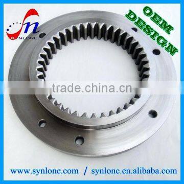 High quality stainless steel internal gear ring with 100% inspection