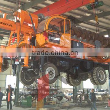 hydraulic pile hammer driving machine for soil hole