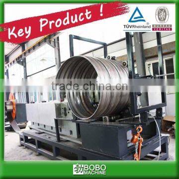 Corrugated metal pipe formming mahine for bridge column