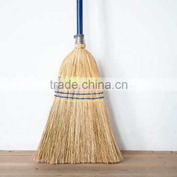 Brooms Factory in China, Garden Tool Long Wood Handle Broom Grass Brooms