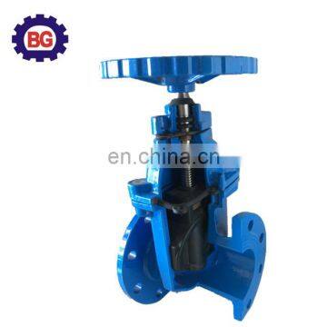 ductile iron mechanical joint NRS gate valve with post flange