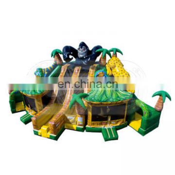 outdoor round monster inflatable king kong kingkong party jumper bouncer bouncy castle bounce house combo