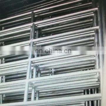 Round galvanizing tubing steel fencing panels