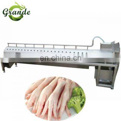 Automatic Full Set Production Line Chicken Feet Processing Peeler Machine