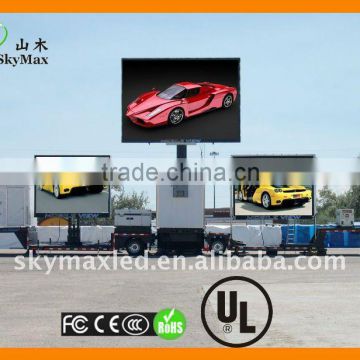 Outdoor advertising full color truck /car mobile LED display