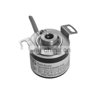GHB38-05G1024BML5 1024pulse 5mm Blind Hollow Shaft 5V Line Driver Incremental Rotary Encoder for Embroidery Machine