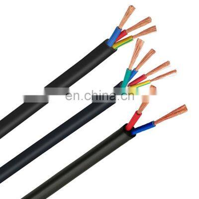 2 core 0.1mm2 tinsel cable pvc jacket flat cable 2 copper core waterproof cable