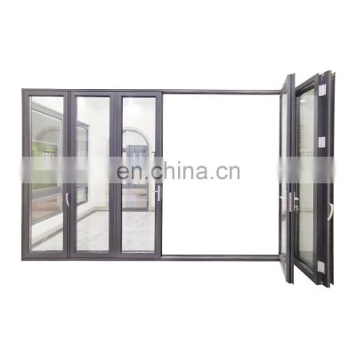 2021 New Design Aluminum Folding Door China Factory Directly Sale Cheaper Aluminum Folding Door