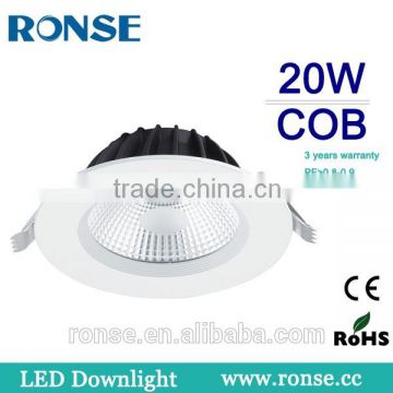 Ronse led lighting factory hot sale 20W round led down light(RS-G601)