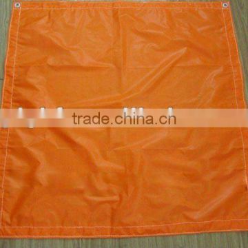 orange waterproof plastic tarpaulin& waterproof cover truck cover canopy cover